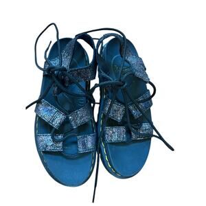 Dr. Martens Nartilla Platform Sandals Women’s Size 6 Lace Up Black